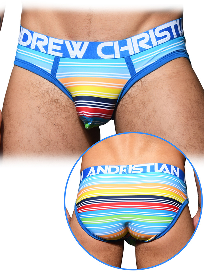 Andrew Christian - Slip Avalon Stripe Almost Naked - multicolore