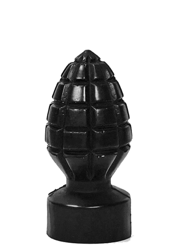 All Black - Plug anale a granata nr. 33
