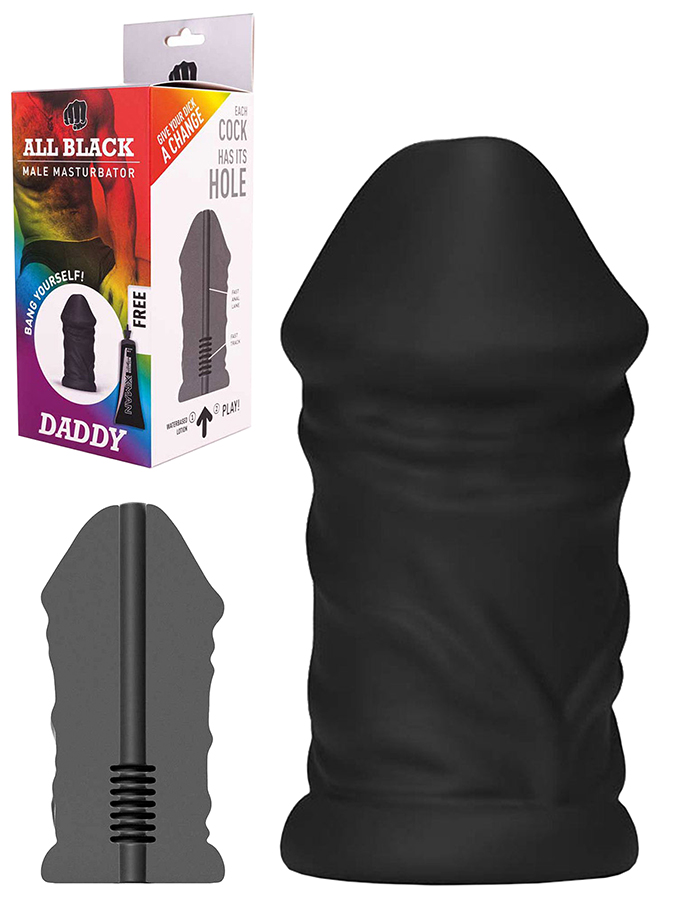 All Black - Masturbatore in Real Skin Touch - Daddy