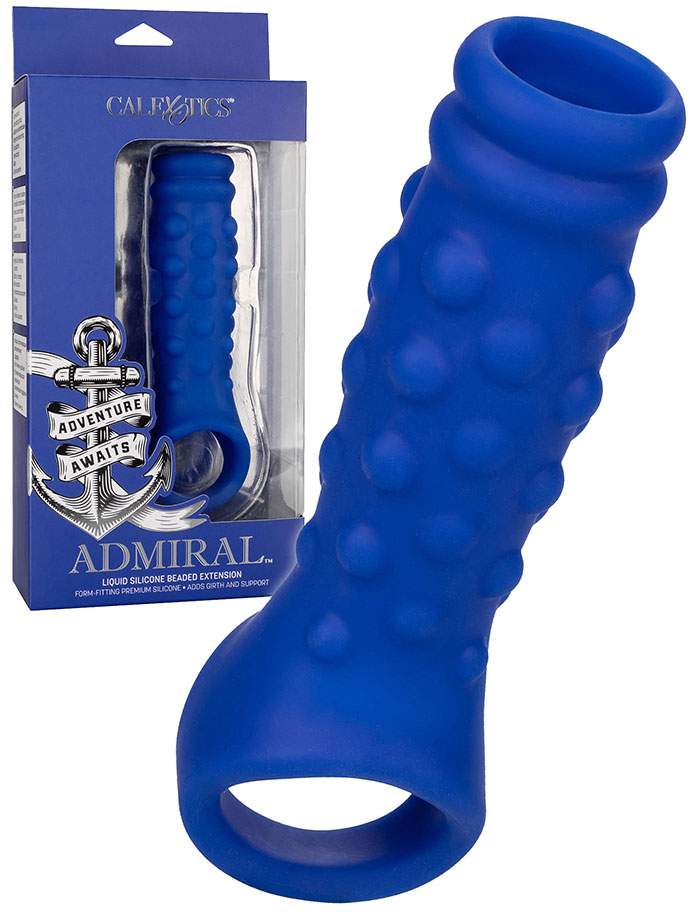 Admiral – Guaina allunga-pene con nodi – blu