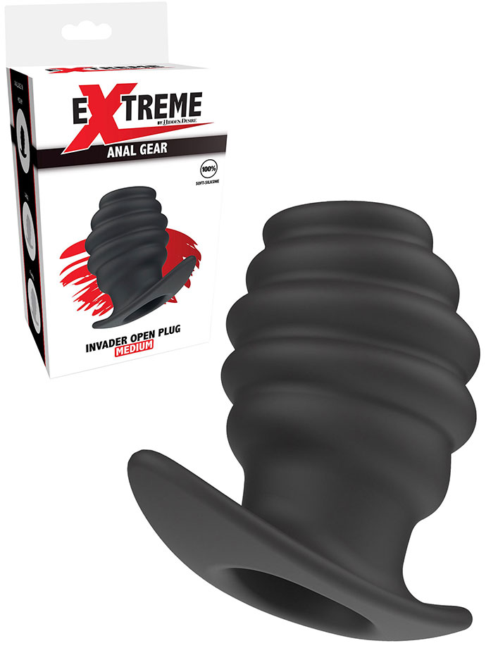 Extreme Anal Gear - Plug anale cavo Invader - M
