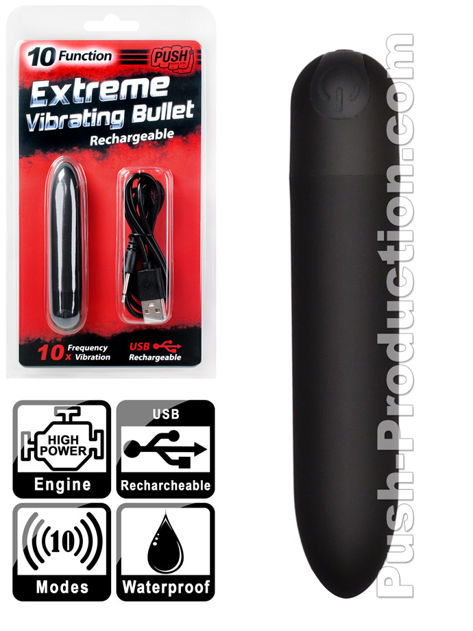 Extreme Vibrating - Vibratore ricaricabile bullet - 10 intensità