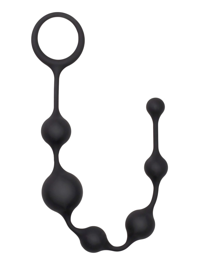 Anal Wave Beads/Perle Anali - Silicone - Nero