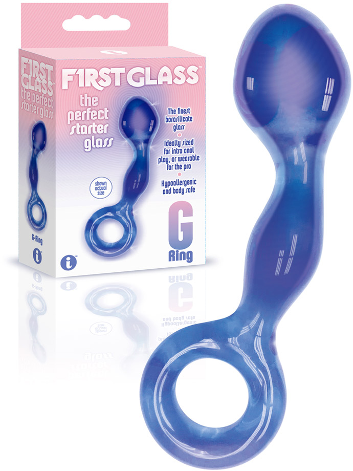 First Glass - Plug anale con anello-G