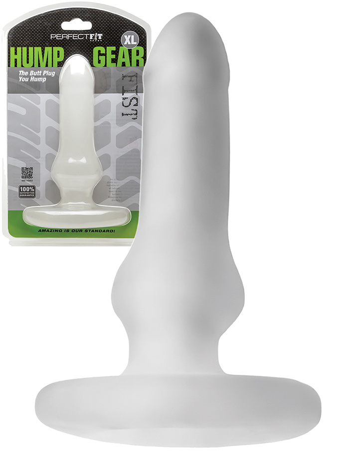 Hump Gear - Plug anale trasparente/guaina allunga-pene - XL