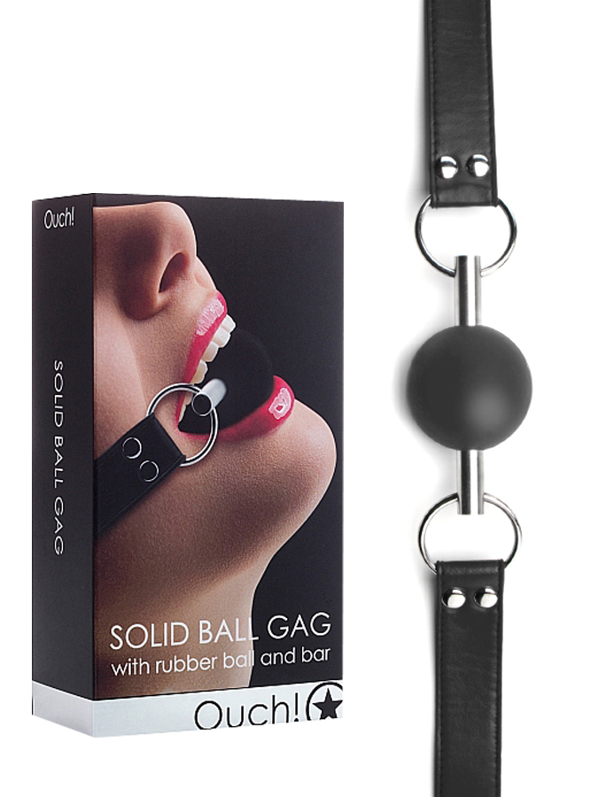 Shots Media - Ouch! - Solid Ball Gag - Nero