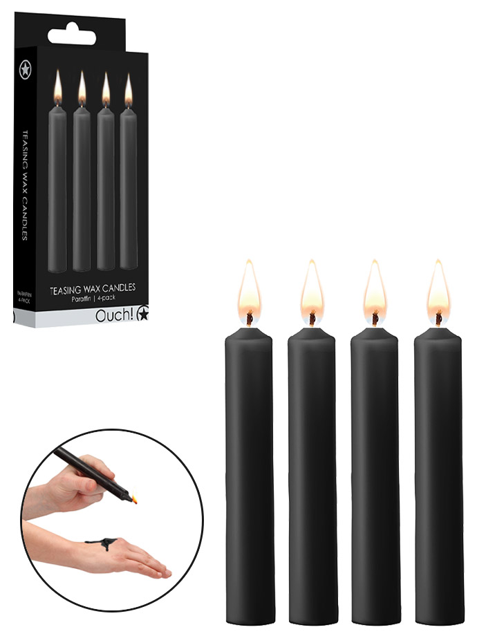 OUCH! Teasing Wax - Candele nere - piccole