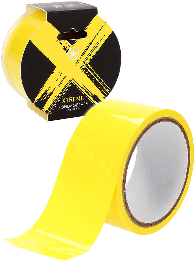 OUCH! Xtreme - Nastro adesivo per bondage 17.5 m - giallo