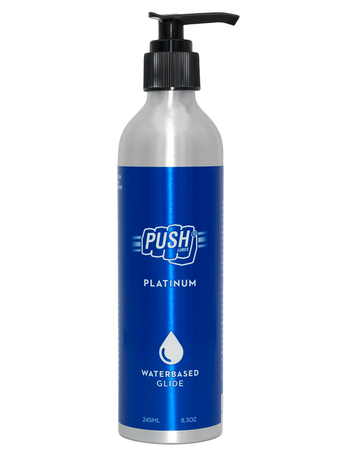 Push Lubes - Platinum Waterbased/A base d'acqua Glide 245 ml