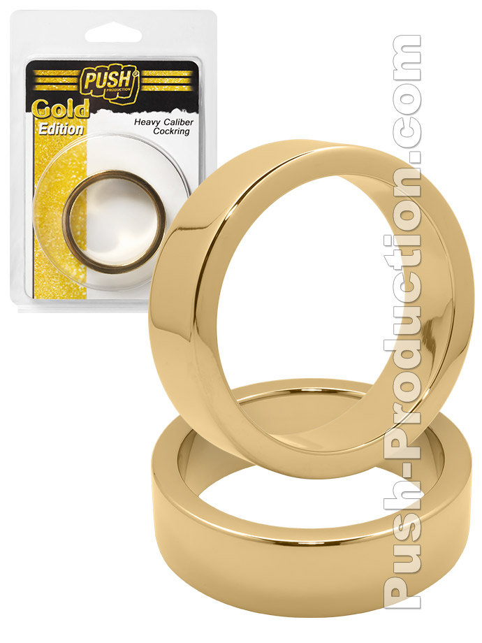 Push Gold Edition - Heavy Caliber - Anello fallico pesante - oro