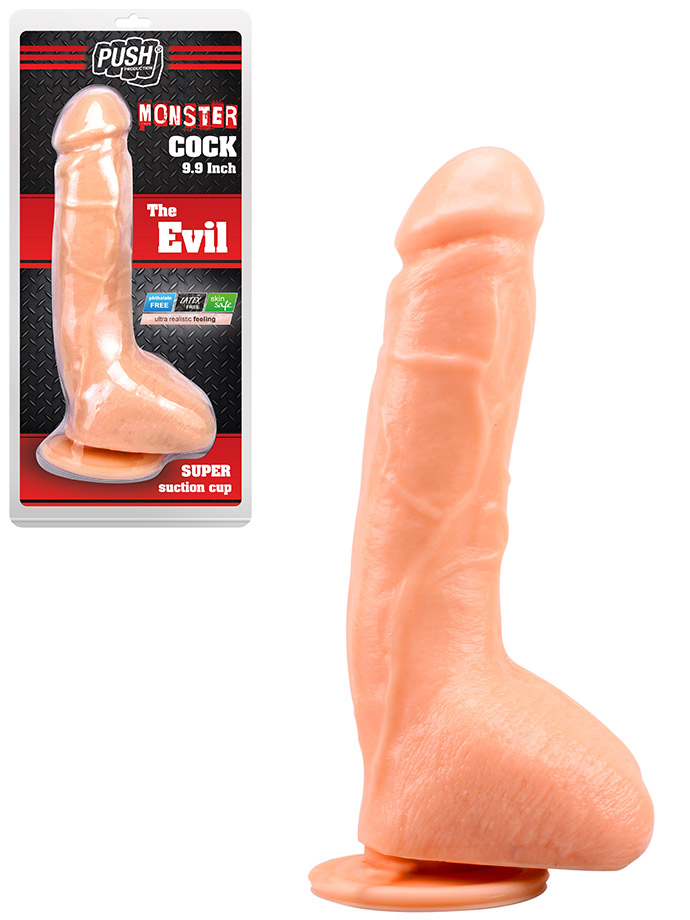 PUSH Monster Cock - The Evil 25 cm - Dildo Color Carne
