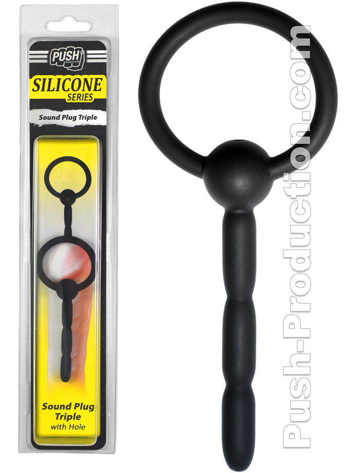 Push Silicone - Dilatatore uretale con rigonfiamenti + anello