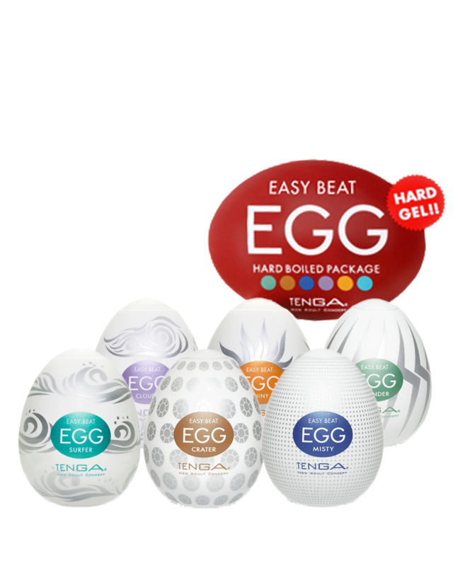 Tenga - Hard Boiled Eggs Package - Set da 6 masturbatori