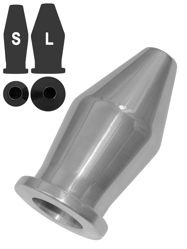 Plug anale a proiettile in alluminio - Large