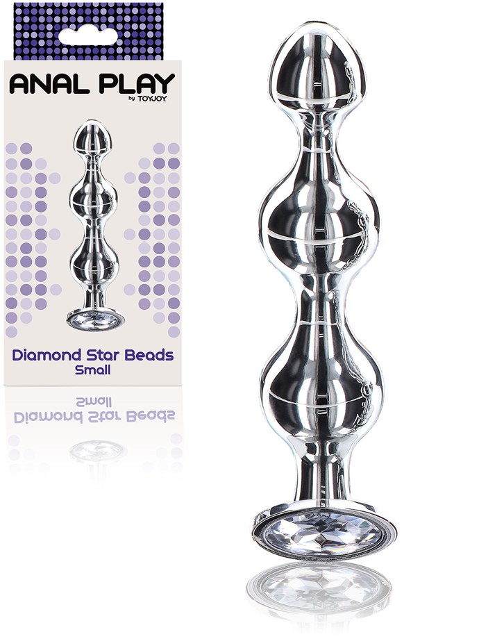 Diamond Star Beads (plug anale con perle) - piccolo